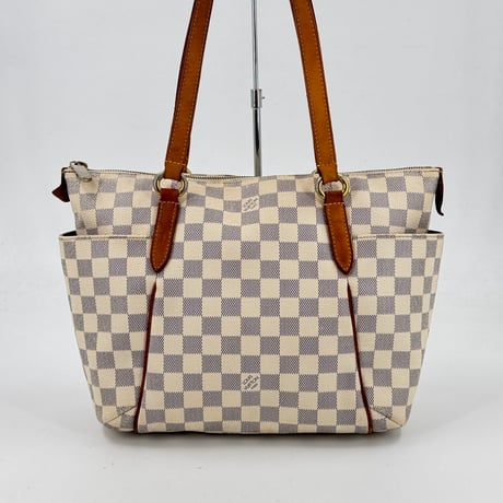LOUIS VUITTON トータリーPM ダミエ・アズール ホワイト トートバッグ N51261