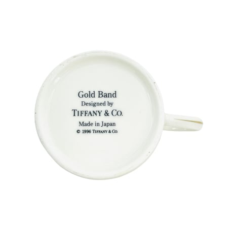 TIFFANY マグカップ ホワイト 磁器 2個セット