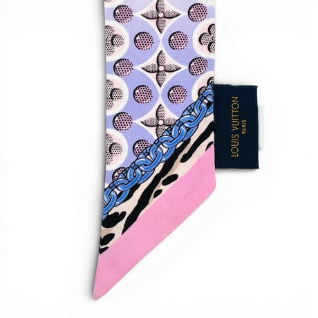 LOUIS VUITTON バンドーBB バブルグラム ブラシ スカーフ ピンク