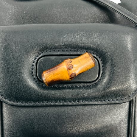 GUCCI　バンブーリュック　ブラック