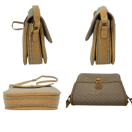 CELINE　ショルダーバッグ　マカダムキャンパス