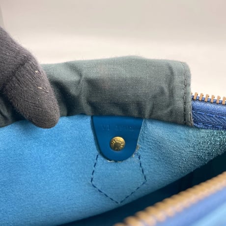 LOUIS VUITTON エピ ブルー スピーディ 25 M43015 レディース ハンドバッグ
