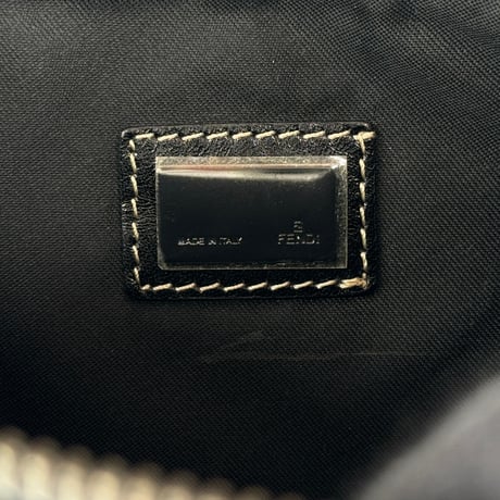 FENDI ズッキーノ キャンバス ブラック ハンドバッグ