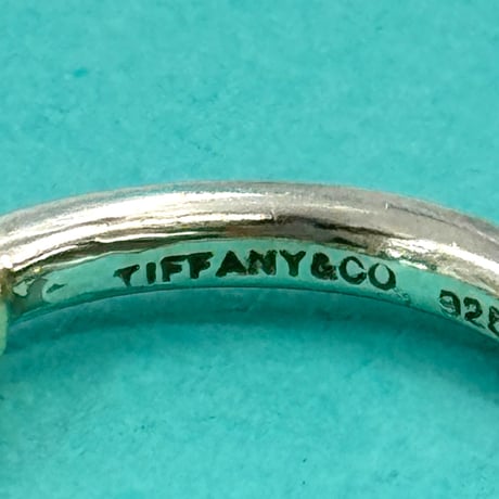 TIFFANY リング 18k バンドウィズ 2ワイヤー SV925