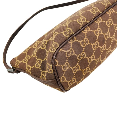 GUCCI ブラウン GGキャンバス ハンドバッグ