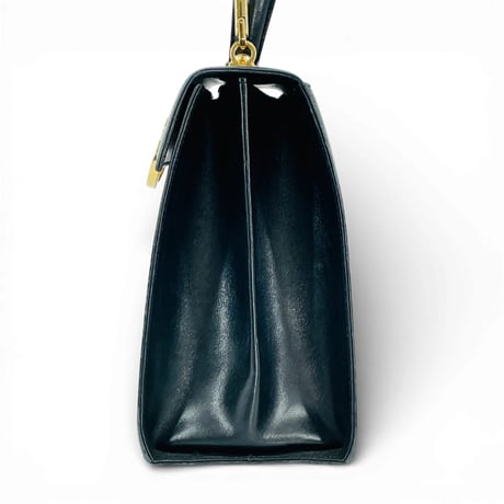 Salvatore Ferragamo ブラック レザー ガンチーニ レディース 2way ハンドバッグ