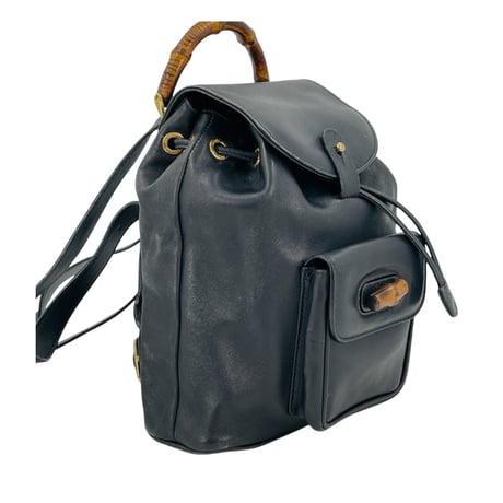 GUCCI　バンブーリュック　ブラック