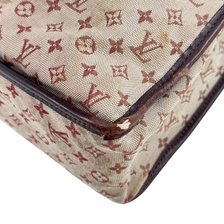 LOUIS VUITTON サック・メアリー・ケイト モノグラム ミニキャンバス ピンク ハンドバッグ M92495