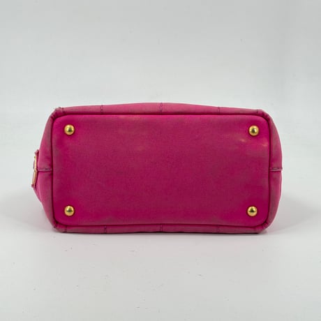 PRADA ミラノ デニム カナパ ピンク 2WAY ハンドバッグ ショルダーバッグ