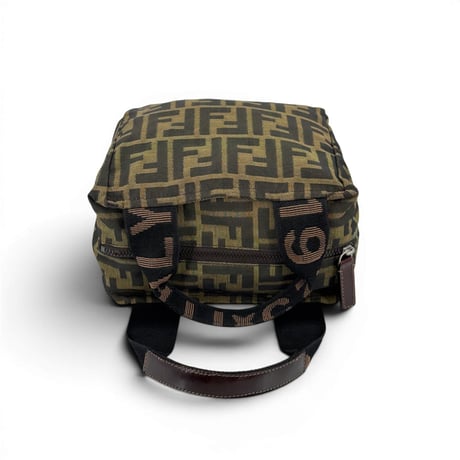 FENDI ズッカ ナイロン ハンドバッグハンドバッグ