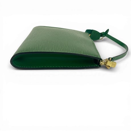 美品 LOUIS VUITTON エピ ポシェット アクセサリー ポーチ グリーン M52984
