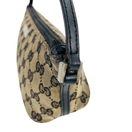 GUCCI GGブラウンキャンバス ハンドバッグ