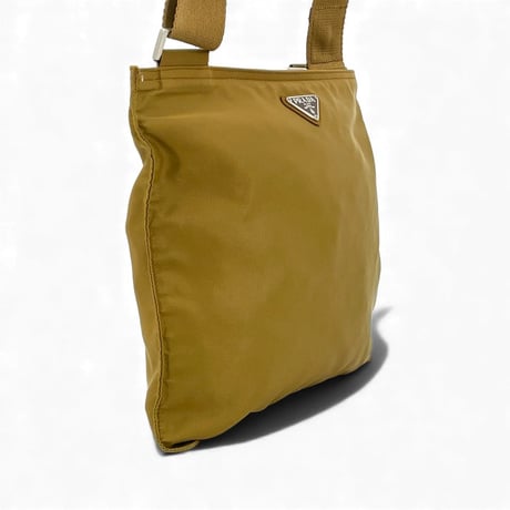 PRADA ナイロン ベージュ クロスボディ ショルダーバッグ