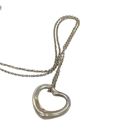 TIFFANY　ネックレス　オープンハート　中
