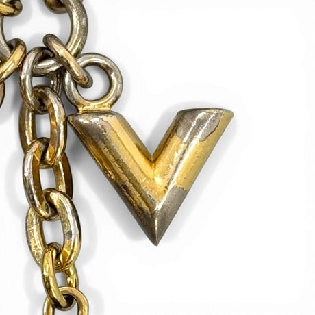 LOUIS VUITTON モノグラム ポルトクレ ブルーミングフラワー M63084 キーリング
