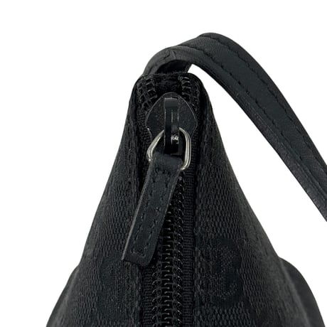 GUCCI GG ブラックキャンバス ハンドバッグ