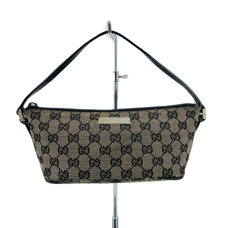GUCCI GGブラウンキャンバス ハンドバッグ