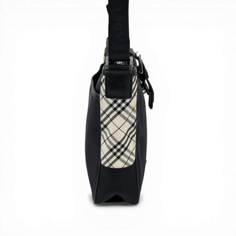 BURBERRY ノヴァキャンバス ブラックショルダーバッグ