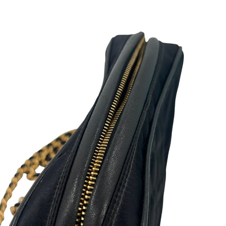 CHANEL　サテンチェーンショルダー　カメリア