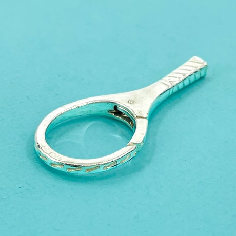 TIFFANY テニスラケット キーリング SV925