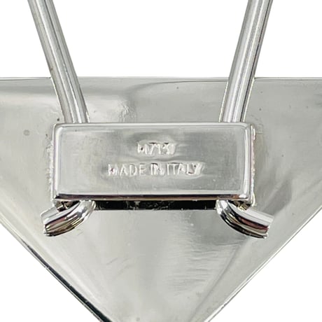 PRADA トライアングルロゴ シルバーキーリング