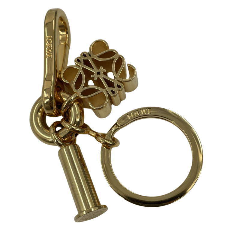 LOEWE ロエベ アナグラム キーホルダ ゴールド GP RB024 LOEWE ロエベ アナグラム キーホルダ ゴールド GP RB024