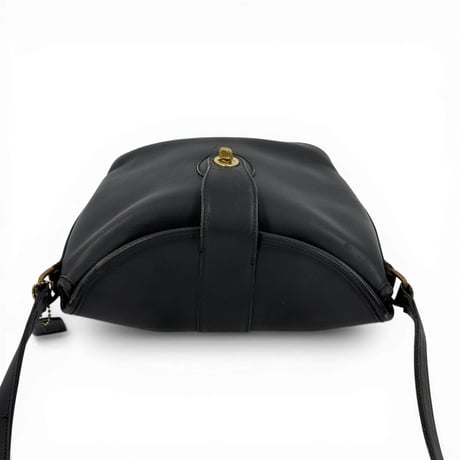 COACH ショルダーバッグ ブラック フルグレインレザー