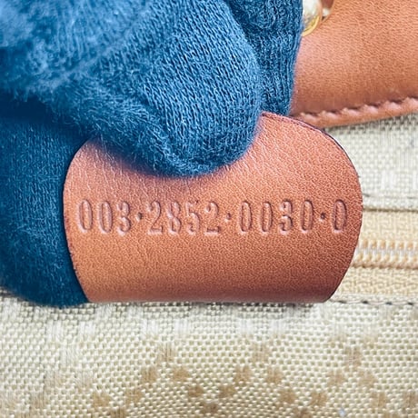 GUCCI ブラウン レザー バンブー レディース バックパック