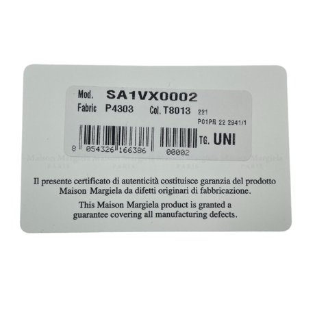 MAISON MARGIELA　カードケース　レザー　黒　RB422