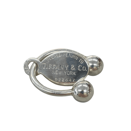 TIFFANY　キーリング　オーバルタグ　リターントゥ