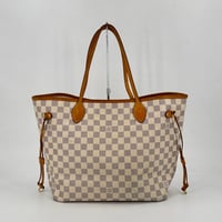 LOUIS VUITTON ネヴァーフルMM ダミエ・アズール ホワイト ショルダーバッグ N51107