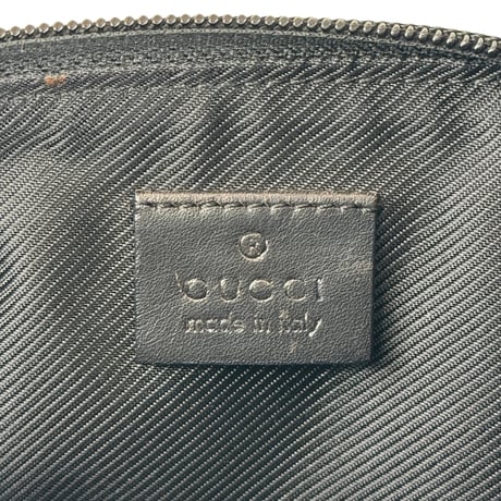 GUCCI ブラック GGキャンバス ハンドバッグ