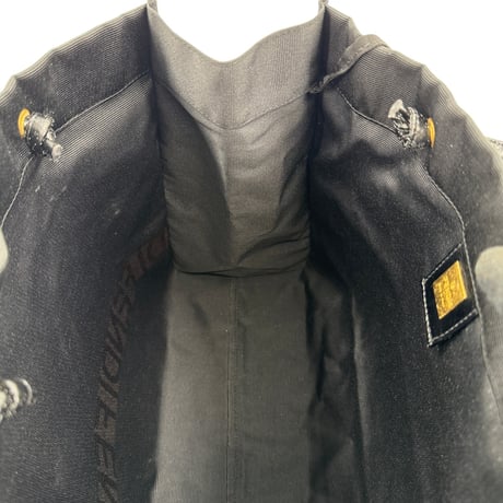 FENDI ナイロンレザー ブラック トートバッグ