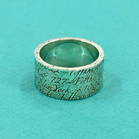 TIFFANY ノーツ ワイドリング SV925