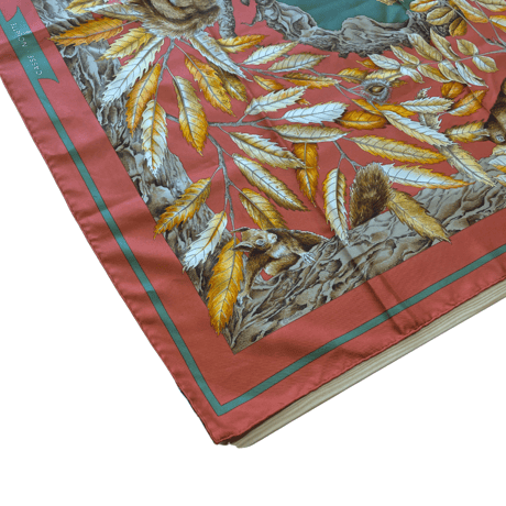 HERMES カレ90 くるみ割り　Casse Roisette Scarf JT110