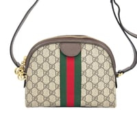 GUCCI オフィディア GGキャンバス シェリーライン ドーム ショルダーバッグ 499621