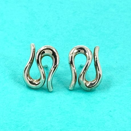 TIFFANY スネークウェーブ ピアス SV925 ヴィンテージ