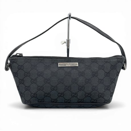 GUCCI GGキャンバス ブラック アクセサリー ポーチ