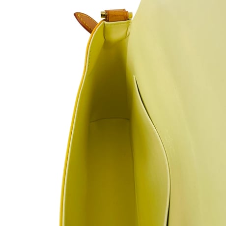 LOUIS VUITTON モノグラム ヴェルニス トンプソンストリート イエロー M91071 ショルダーバッグ