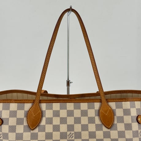 LOUIS VUITTON ネヴァーフルMM ダミエ・アズール ホワイト ショルダーバッグ N51107