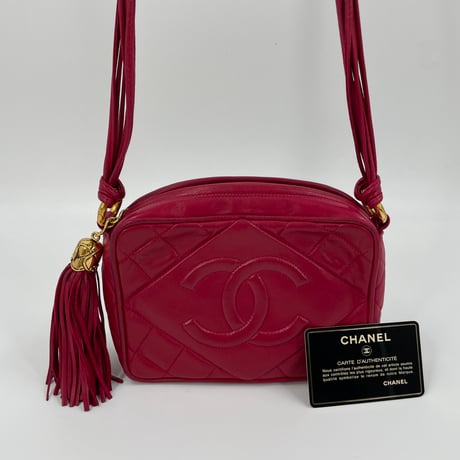 CHANEL　マトラッセ　ショルダー　ラムスキン