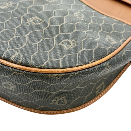 DIOR ハニーコーム PVC キャンバス トープ ショルダーバッグ