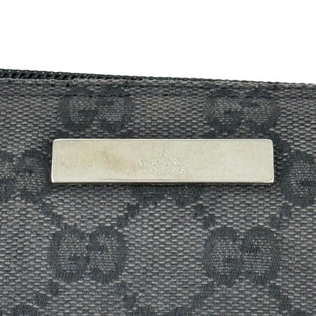 GUCCI ブラック GGキャンバス ハンドバッグ
