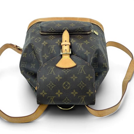 LOUIS VUITTON モンスリMM モノグラムキャンバス ブラウン バックパック M51136