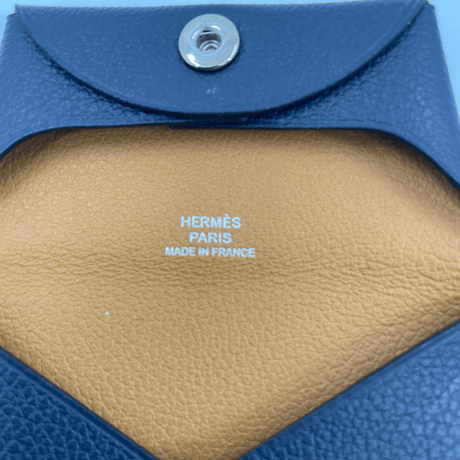 HERMES　コインケース　カルヴィヴィルソ　レザー　D刻印　JU868