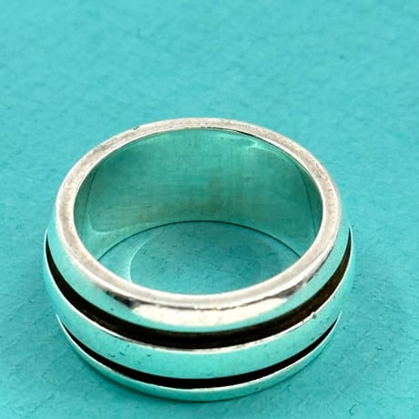 TIFFANY グルーヴド ダブルライン リング SV925