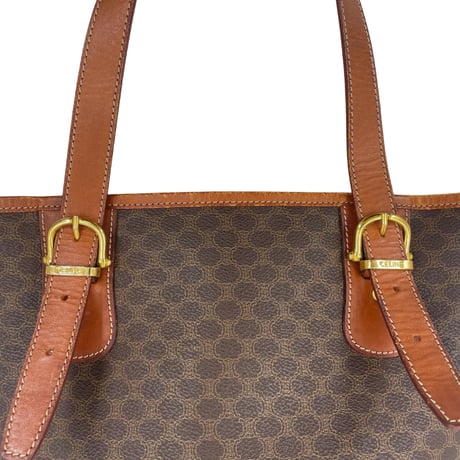 CELINE　マカダムショルダーバッグ