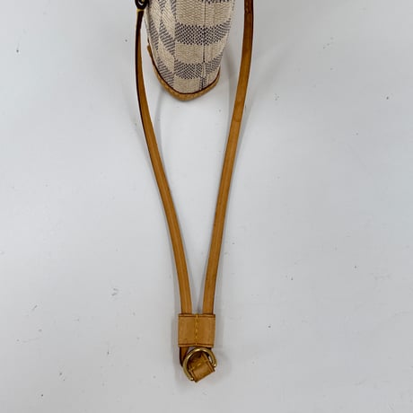LOUIS VUITTON ネヴァーフルMM ダミエ・アズール ホワイトキャンバス トートバッグ N51107