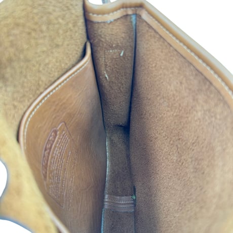 COACH オールドCOACH ハンドクラフト レザー ショルダーバッグ