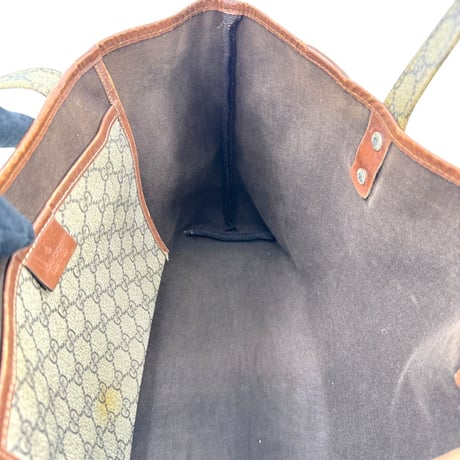 GUCCI GGスプリーム シェリーライン ベージュ トートバッグ